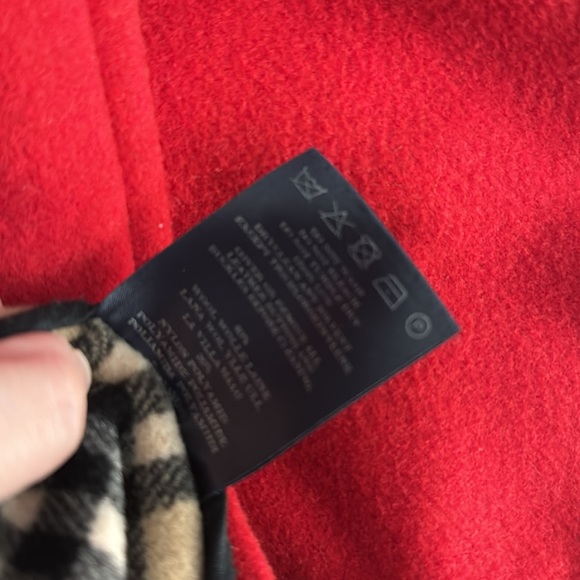 Burberry Wool Duffle Coat with Hood & Check Lining - Picture 15 of 16